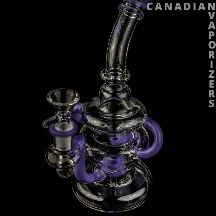 Purple | Hydros Glass Kliencycler - Canadian Vaporizers