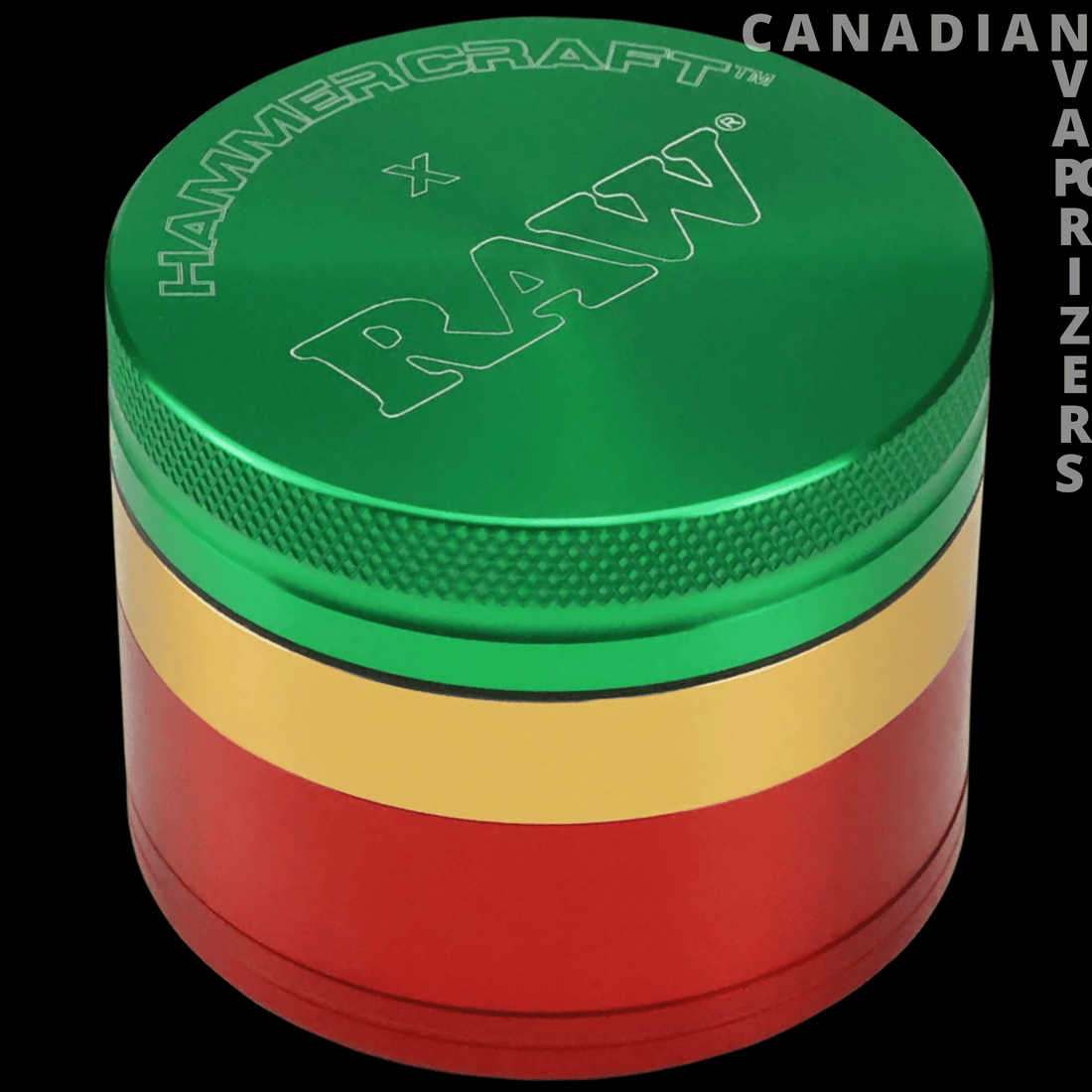 Raw Aluminum Grinder - Canadian Vaporizers