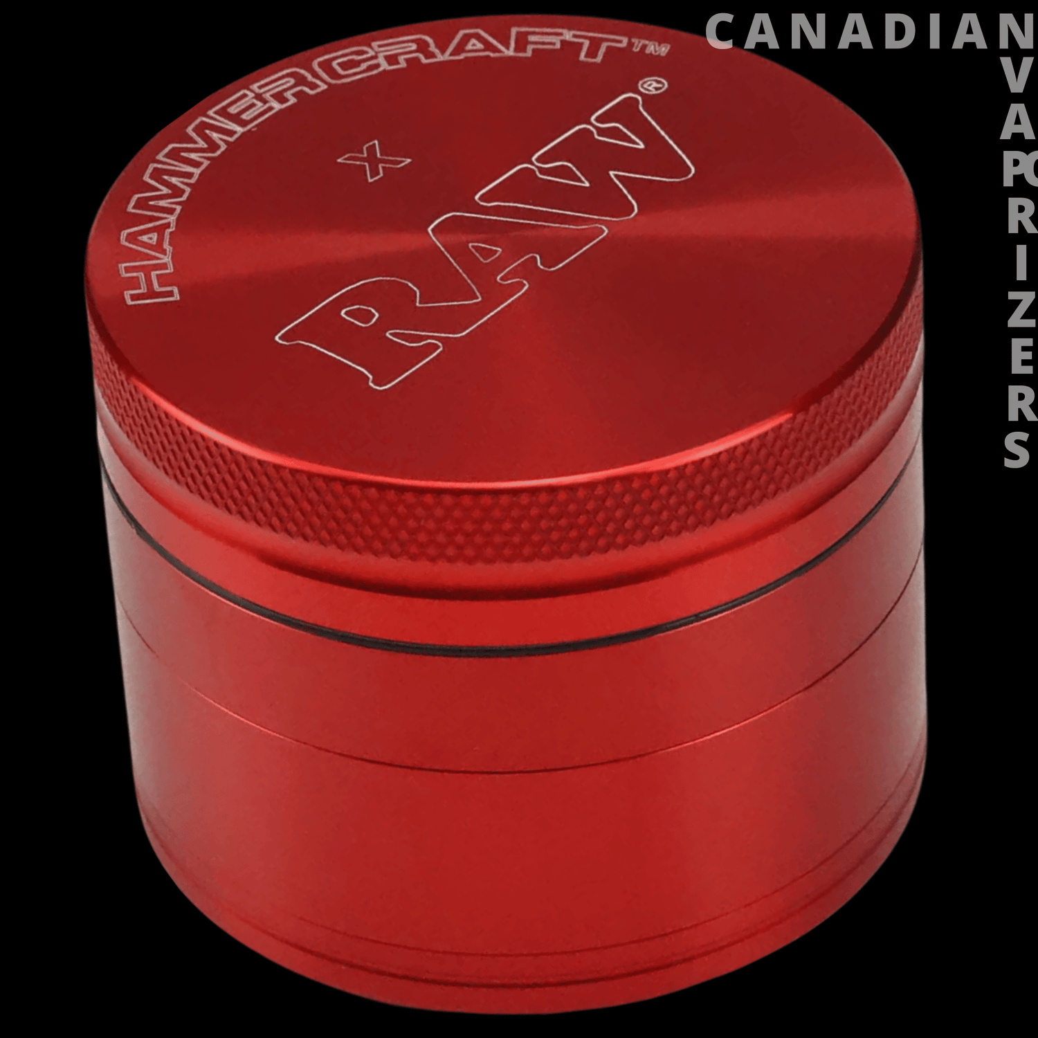 Raw Aluminum Grinder - Canadian Vaporizers