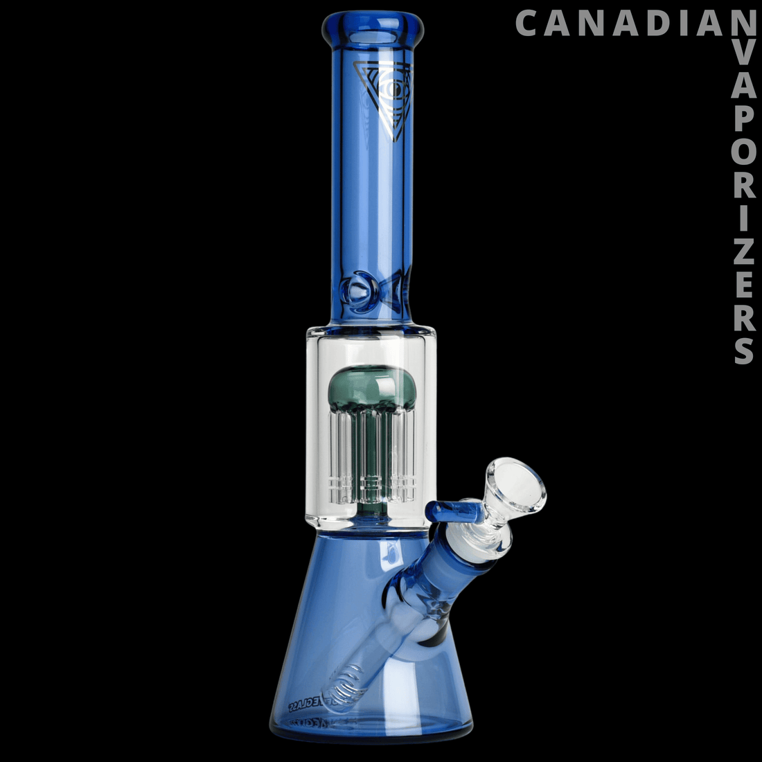 Red Eye Glass 11&quot; Dual Chamber Beaker Tube - Canadian Vaporizers