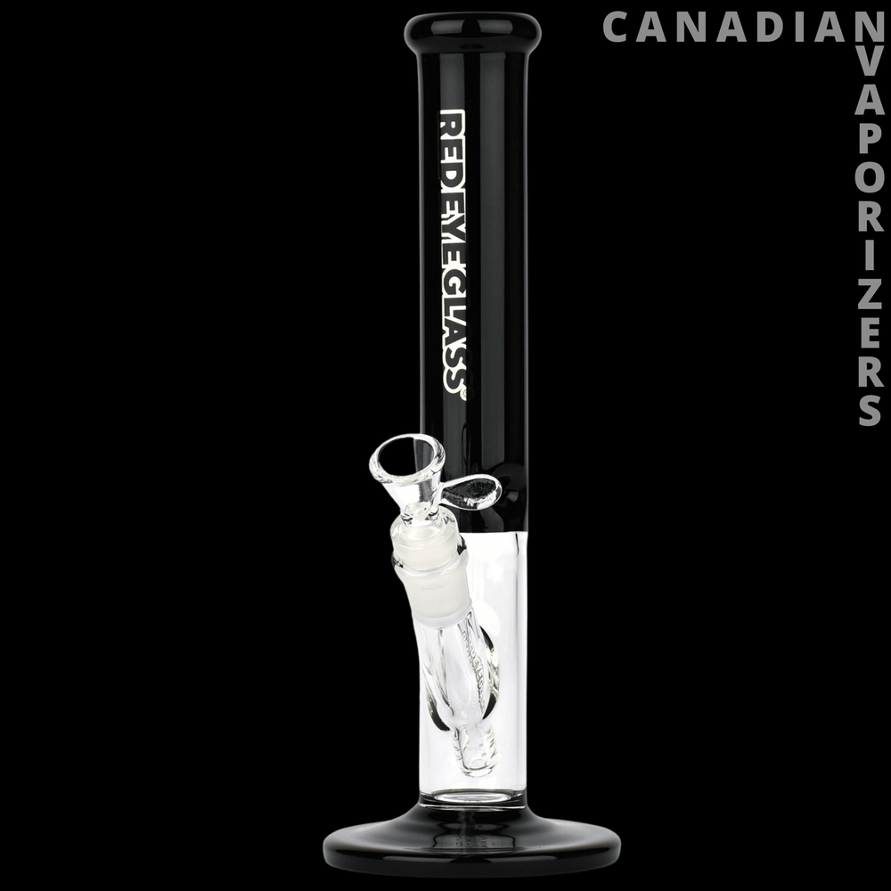 Red Eye Glass 11.5" Frontside Straight Tube - Canadian Vaporizers