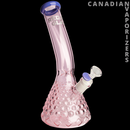 Red Eye Glass 12&quot; Cronus Lean Back Beaker Base Water Pipe - Canadian Vaporizers