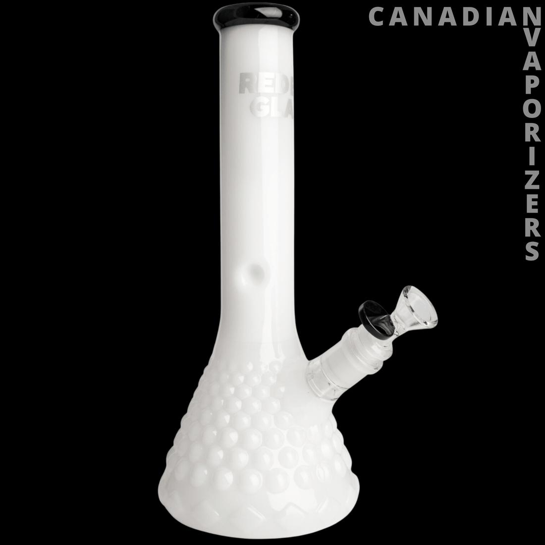Red Eye Glass 12&quot; Hermes Beaker Base Water Pipe - Canadian Vaporizers