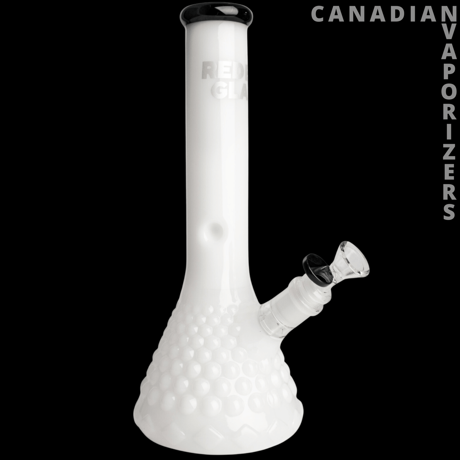 Red Eye Glass 12&quot; Hermes Beaker Base Water Pipe - Canadian Vaporizers