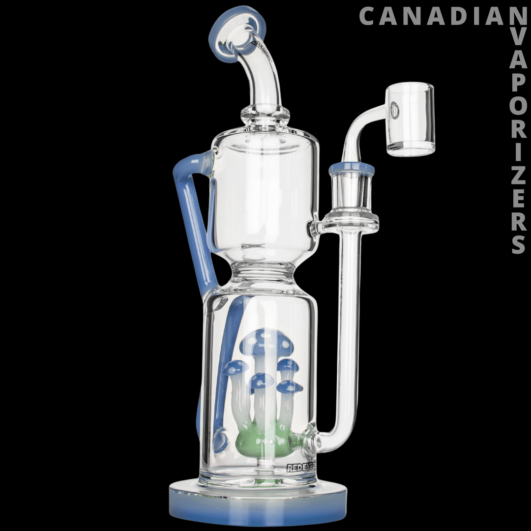 Red Eye Glass 12" Teacher Concentrate Recycler Rig - Canadian Vaporizers