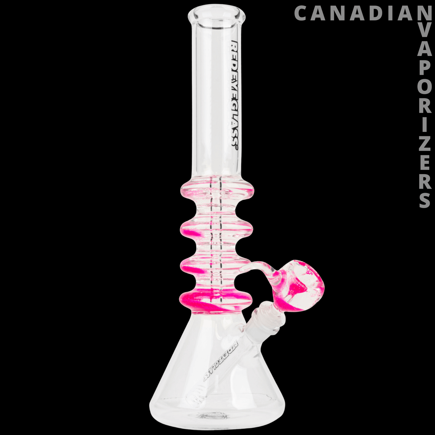 Red Eye Glass 14" Sparkle Liquid Tube - Canadian Vaporizers