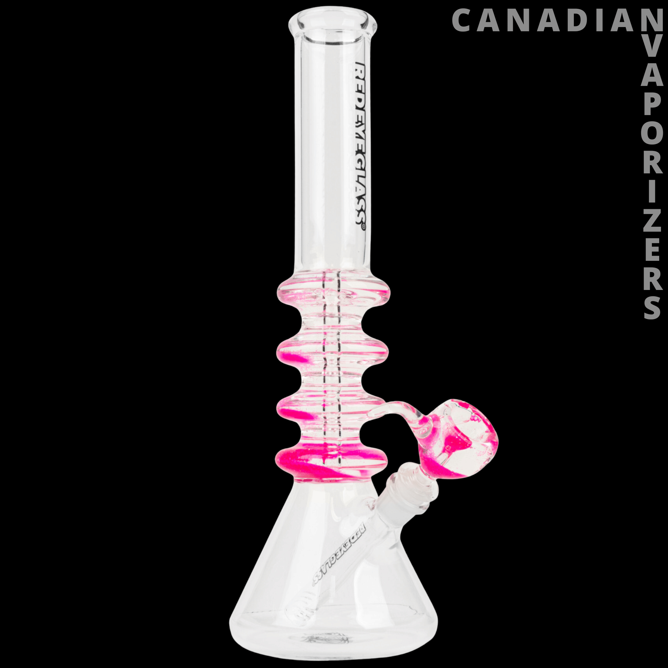 Red Eye Glass 14" Sparkle Liquid Tube - Canadian Vaporizers