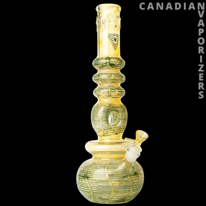 Red Eye Glass 14&quot; Tantra Donut Bubble Base Water Pipe (Limited Edition) - Canadian Vaporizers