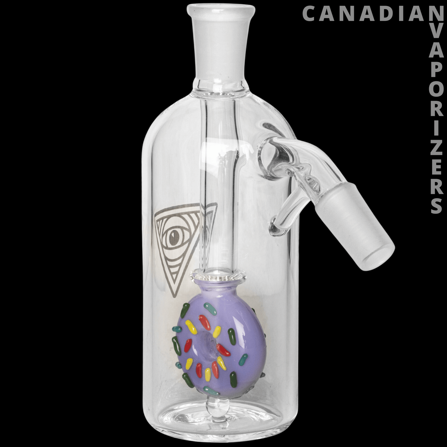 Red Eye Glass 14mm 45 Degree Donut Ash Catcher - Canadian Vaporizers