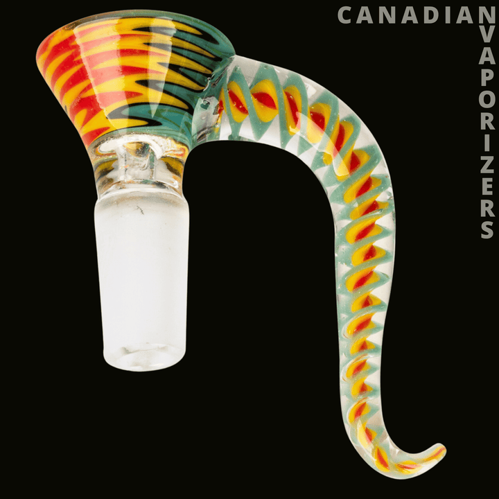 Red Eye Glass 14mm Carnival Cone Pull-Out - Canadian Vaporizers