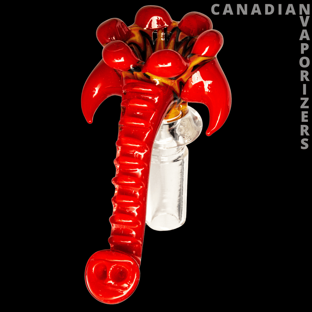 Red Eye Glass 14mm Elephant Trunk Cone Pull-Out - Canadian Vaporizers