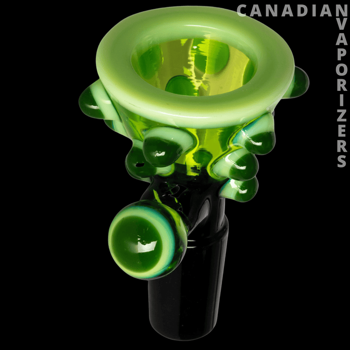 Red Eye Glass 14mm Pop Art Cone Pull-Out - Canadian Vaporizers