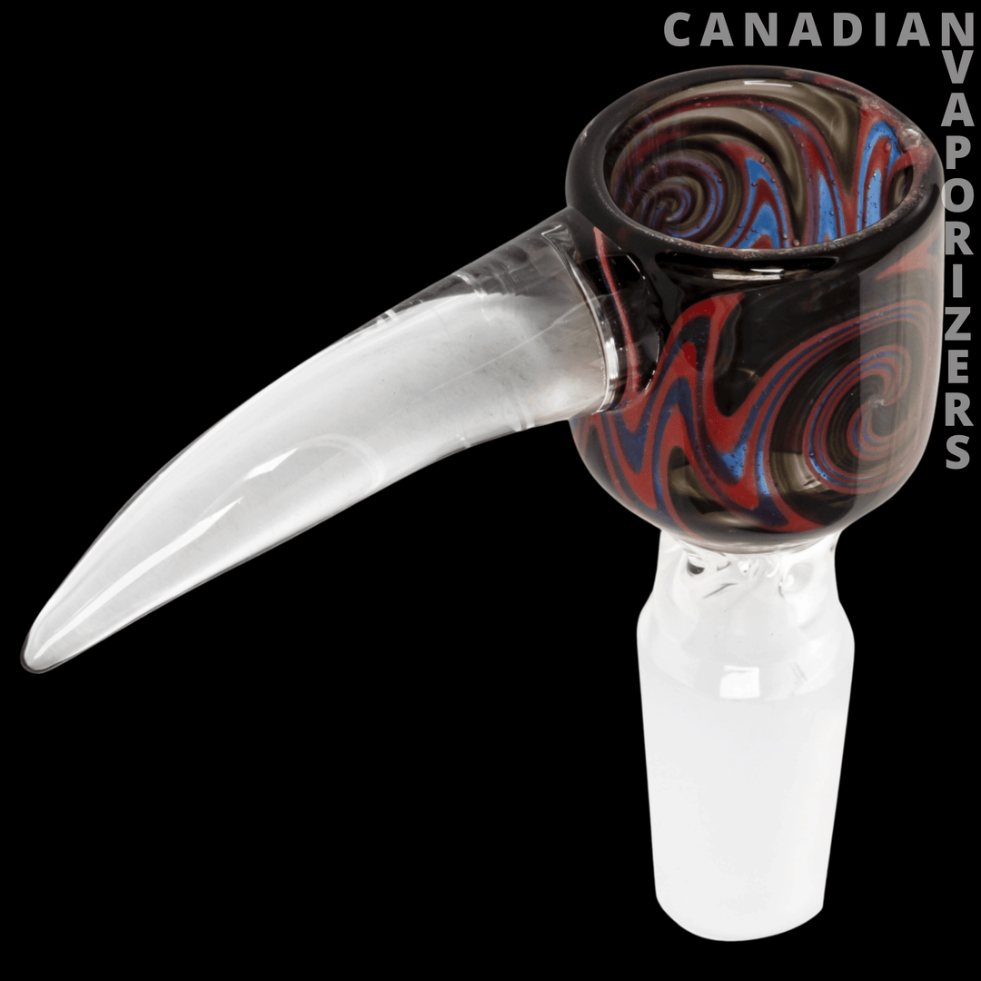 Red Eye Glass 14mm Reverse Spiral Funnel Pull-Out - Canadian Vaporizers