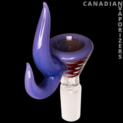 Red Eye Glass 14mm Wig-Wag Cone Pull-Out W/Dual Horn Handle - Canadian Vaporizers