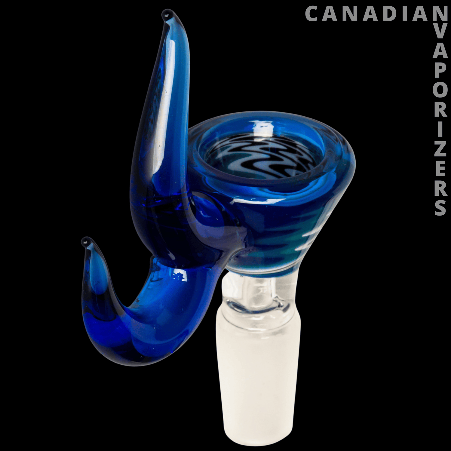 Red Eye Glass 14mm Wig-Wag Cone Pull-Out W/Dual Horn Handle - Canadian Vaporizers