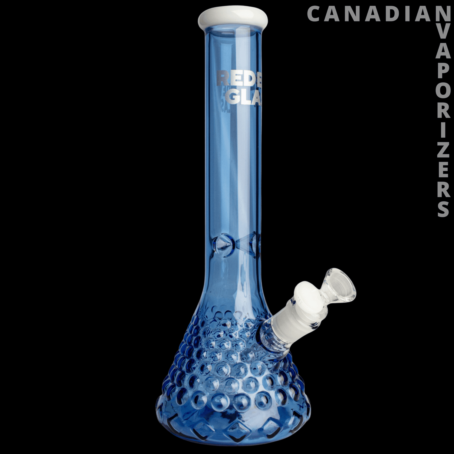 Red Eye Glass 15&quot; Hera Beaker Base Water Pipe - Canadian Vaporizers