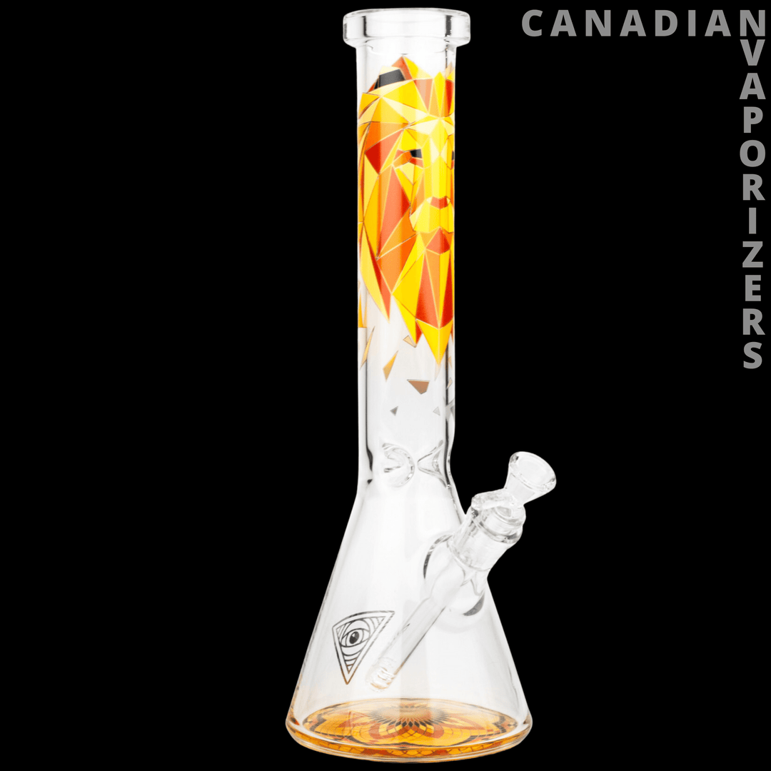 Red Eye Glass 15" Lion Beaker Tube - Canadian Vaporizers