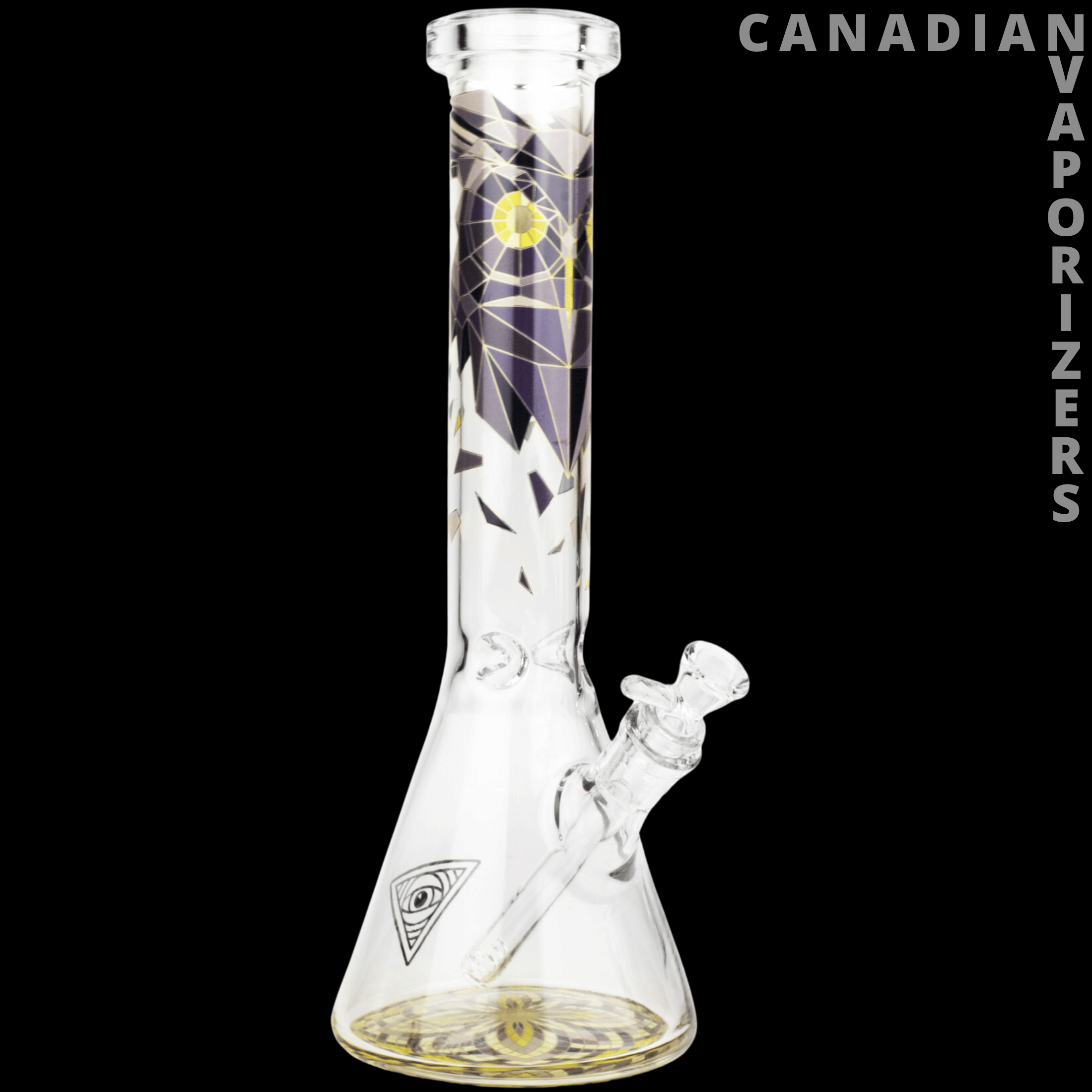 Red Eye Glass 15" Owl Beaker Tube - Canadian Vaporizers
