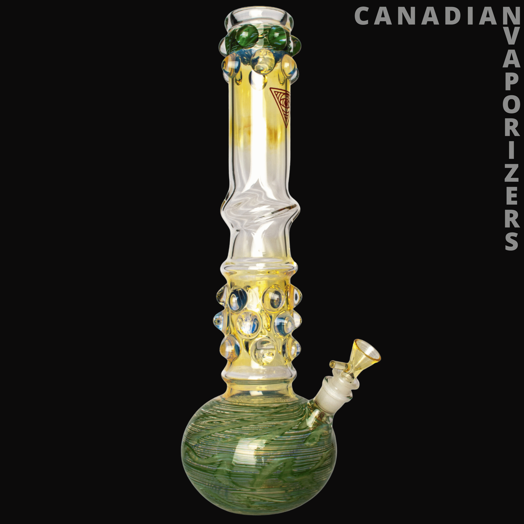 Red Eye Glass 16" Mega Marble Bubble Base Water Pipe (Limited Edition) - Canadian Vaporizers