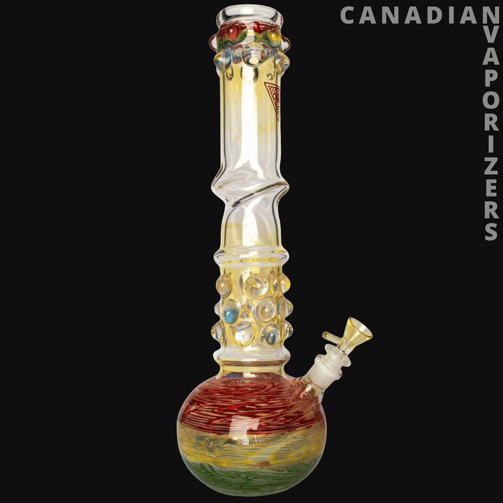 Red Eye Glass 16" Mega Marble Bubble Base Water Pipe (Limited Edition) - Canadian Vaporizers