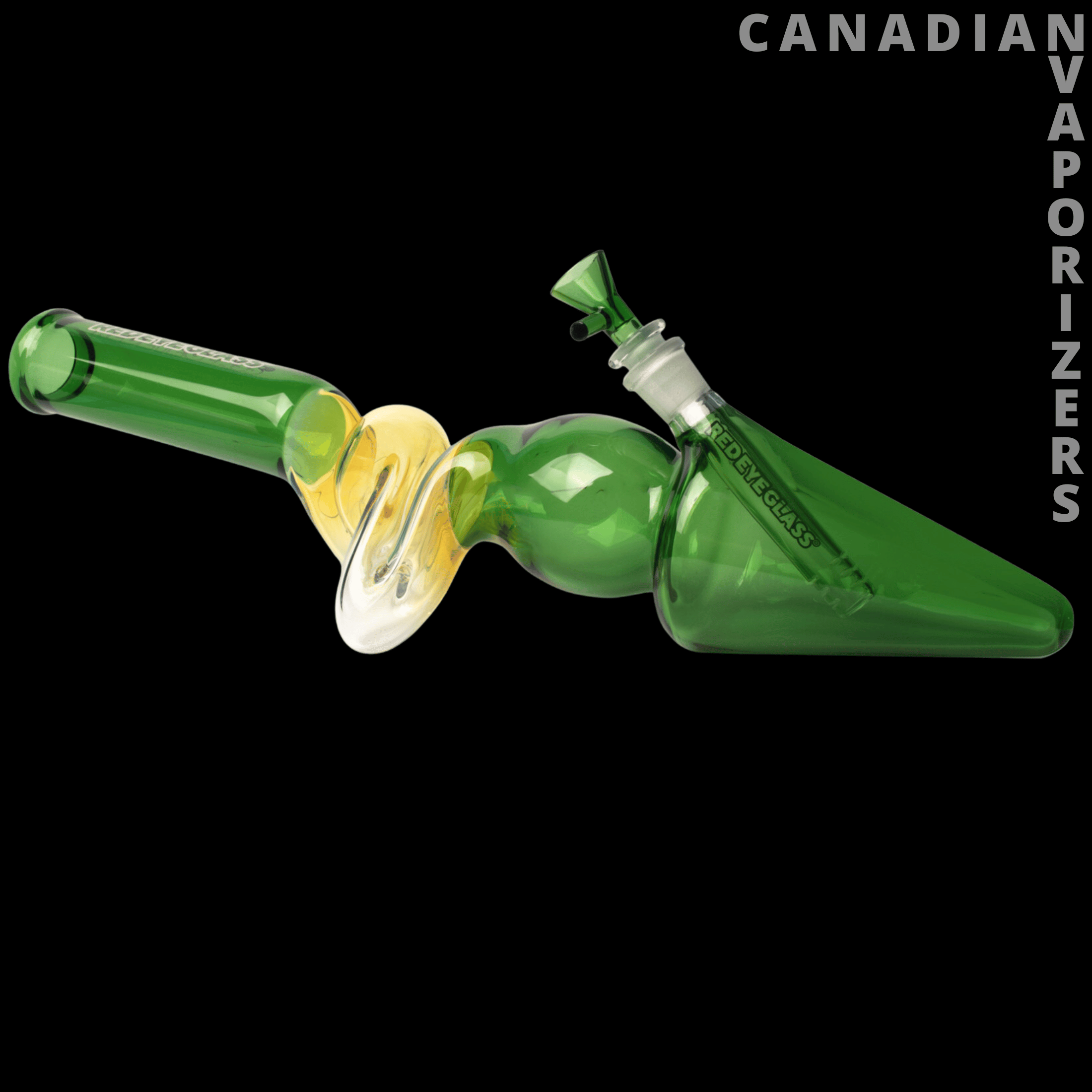 Red Eye Glass 17" Long Lay Down Bazooka Tube - Canadian Vaporizers