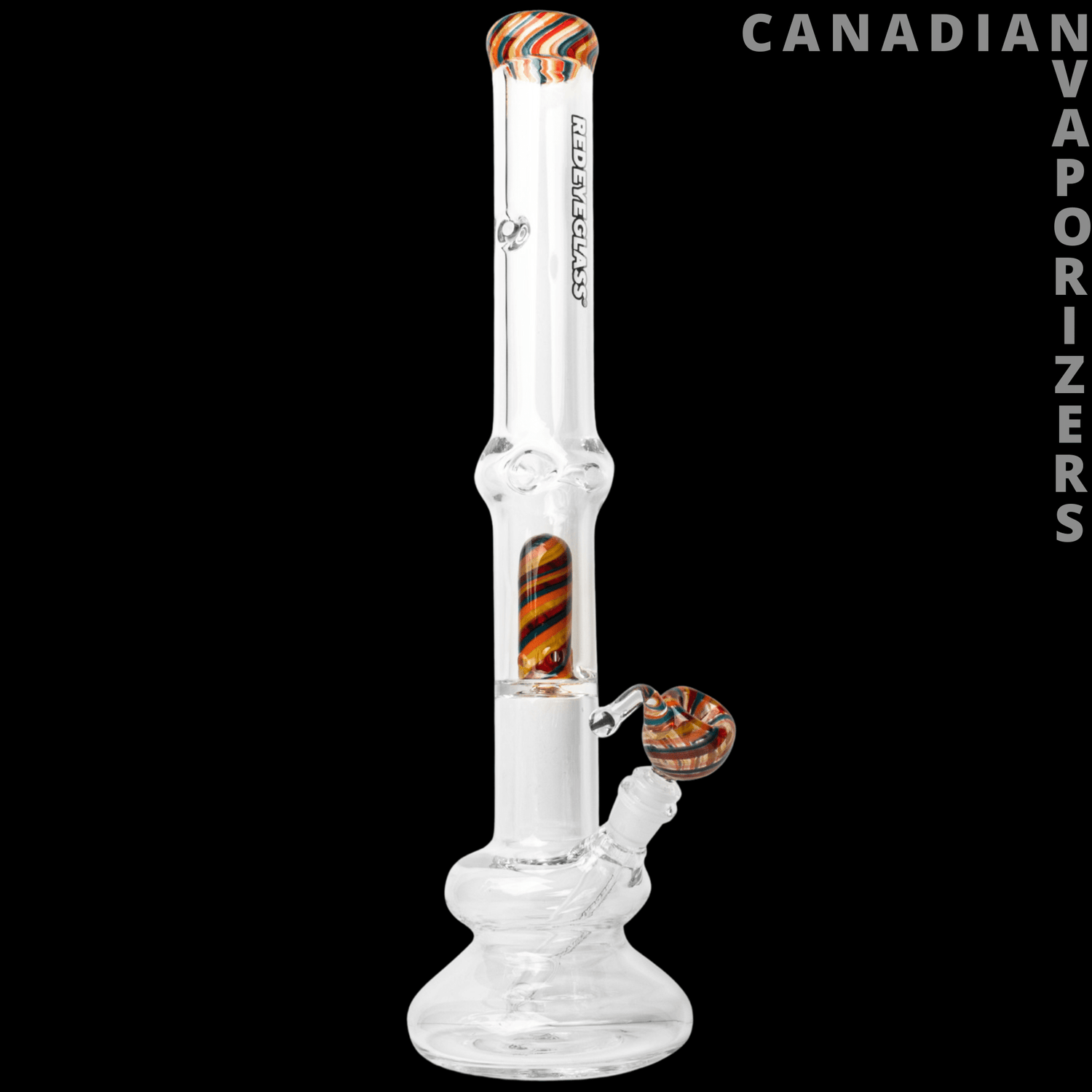 Red Eye Glass | 20&quot; 7mm Thick Carrera Perc Tube - Canadian Vaporizers