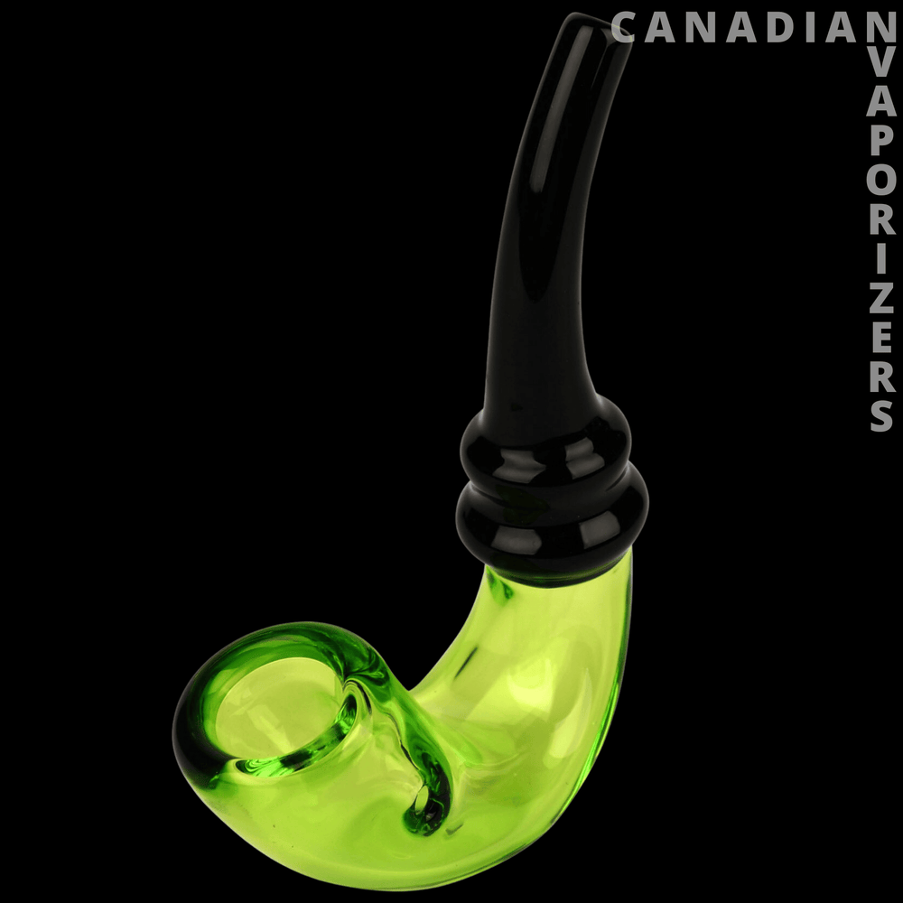 Red Eye Glass 3.5" Mod Sherlock Hand Pipe - Canadian Vaporizers