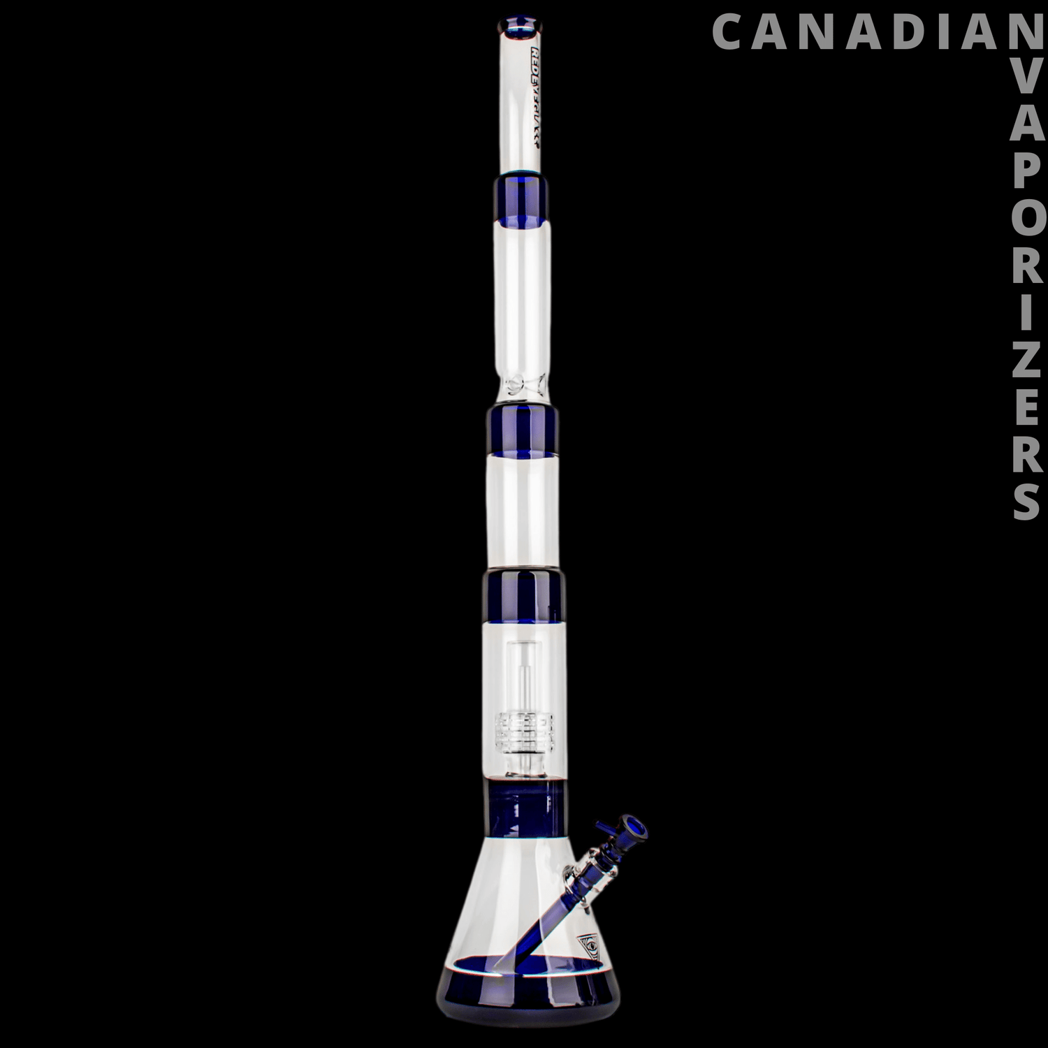 Red Eye Glass | 36" Dual Chamber Step Down Beaker Tube - Canadian Vaporizers