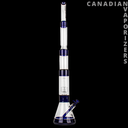 Red Eye Glass | 36" Dual Chamber Step Down Beaker Tube - Canadian Vaporizers