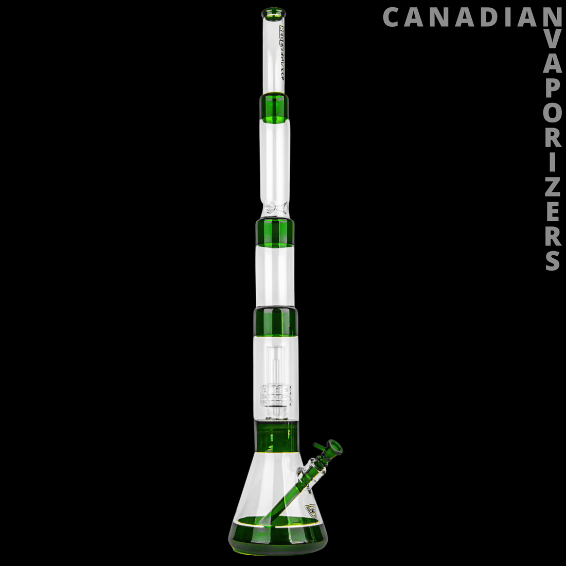 Red Eye Glass | 36&quot; Dual Chamber Step Down Beaker Tube - Canadian Vaporizers