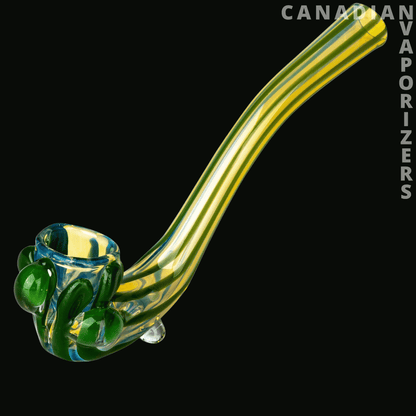 Red Eye Glass 4&quot; Sherlock Claw Hash Pipe - Canadian Vaporizers