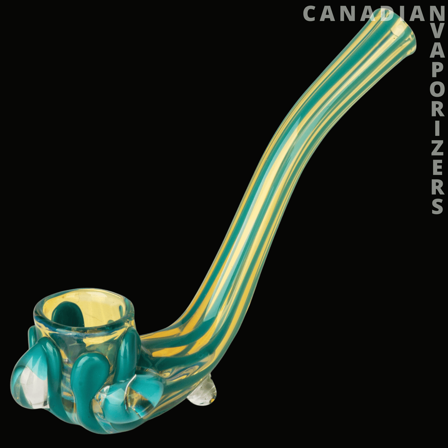 Red Eye Glass 4&quot; Sherlock Claw Hash Pipe - Canadian Vaporizers