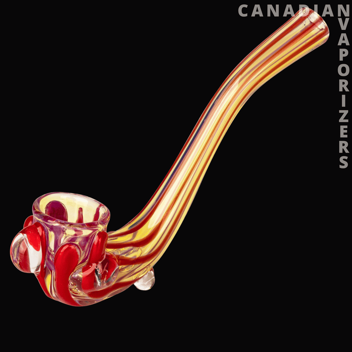 Red Eye Glass 4" Sherlock Claw Hash Pipe - Canadian Vaporizers