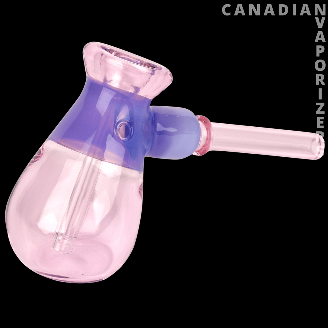 Red Eye Glass 4.5" Colour Blocked Hammer Bubbler - Canadian Vaporizers