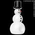 Red Eye Glass 5.5" Snowman Hand Pipe - Canadian Vaporizers