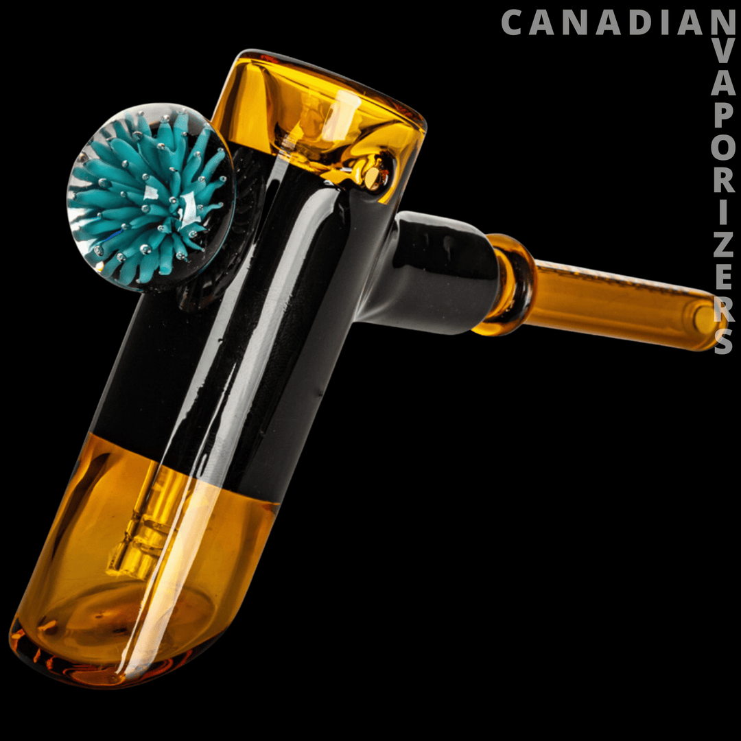 Red Eye Glass 6.5" Migo Hammer Bubbler - Canadian Vaporizers
