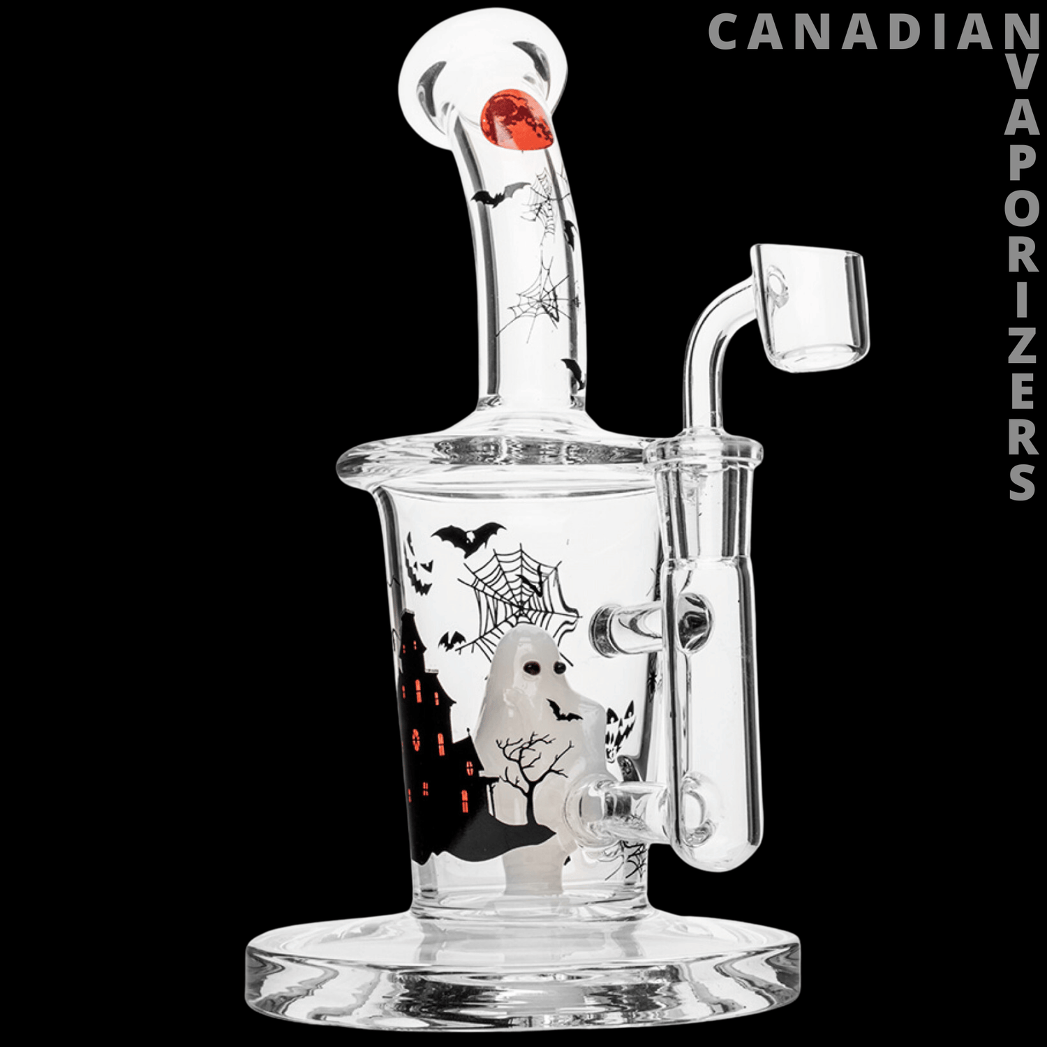 Red Eye Glass | 8" Ghost Concentrate Rig - Canadian Vaporizers