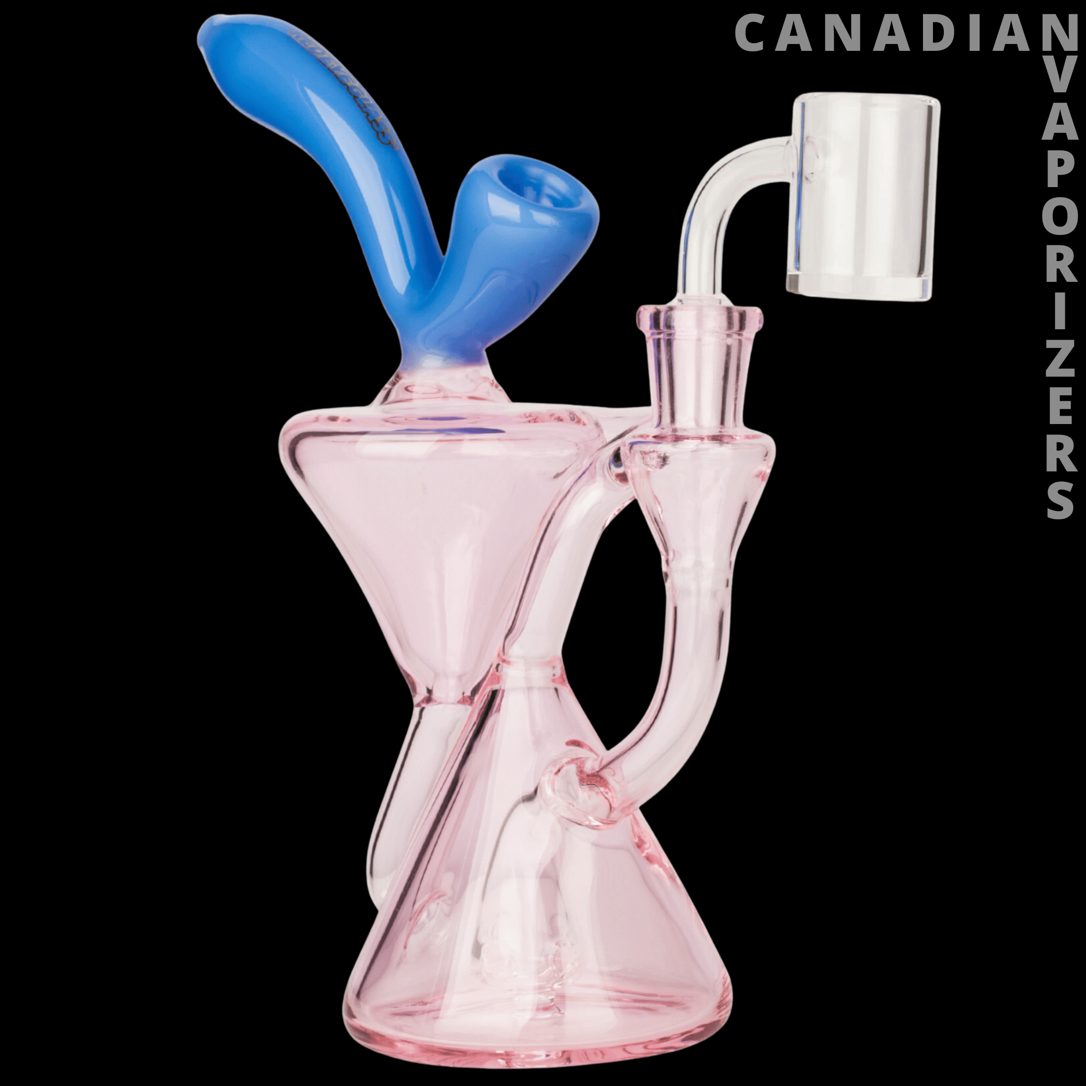 Red Eye Glass 8" Varial Concentrate Recycler - Canadian Vaporizers