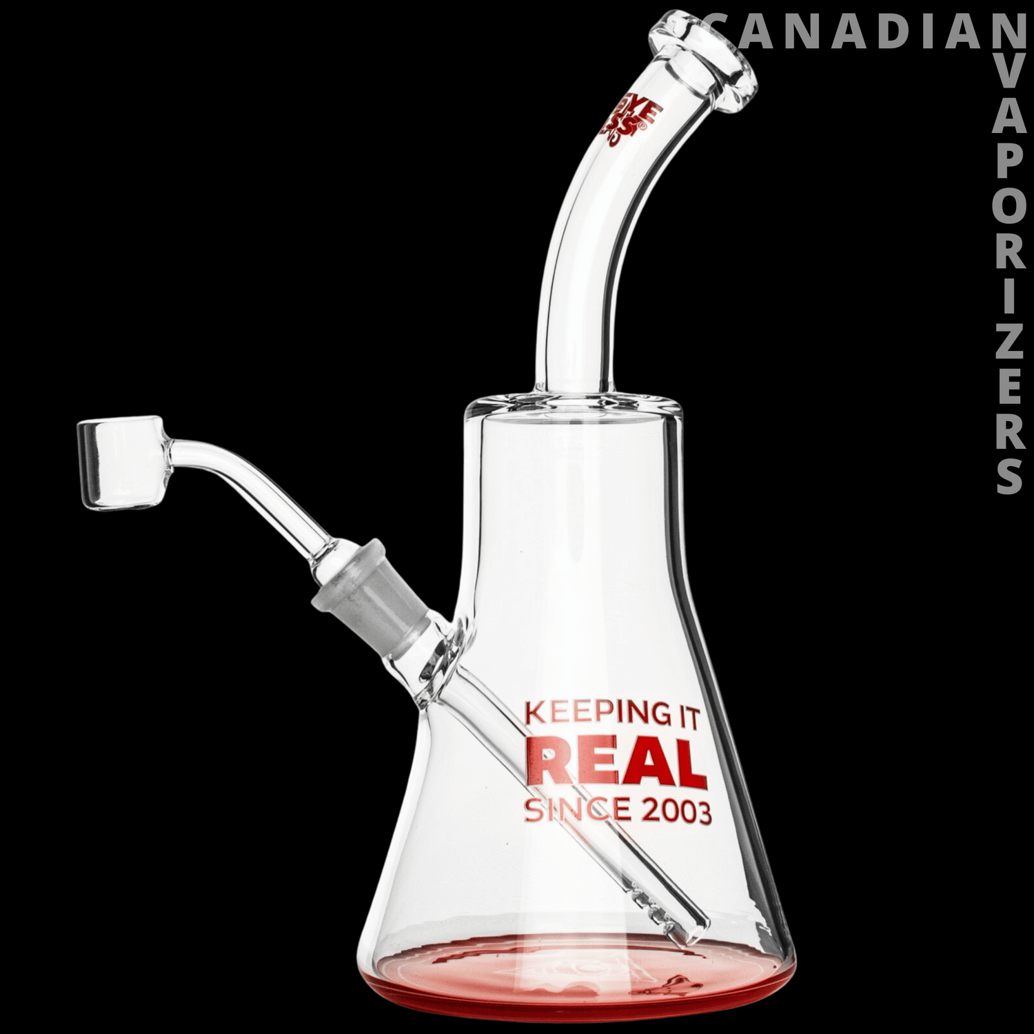 Red Eye Glass 8.5&quot; Modern Since 2003 Concentrate Rig - Canadian Vaporizers