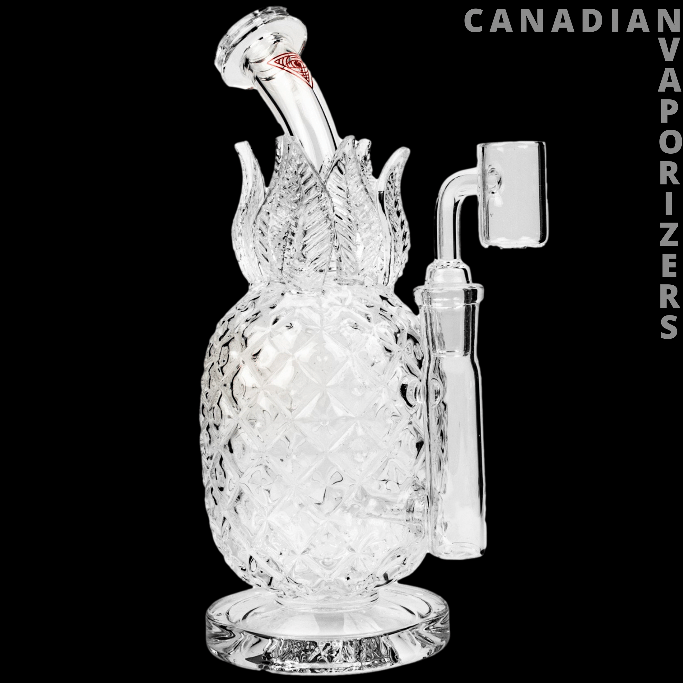 Red Eye Glass | 8.5&quot; Pineapple Concentrate Rig - Canadian Vaporizers