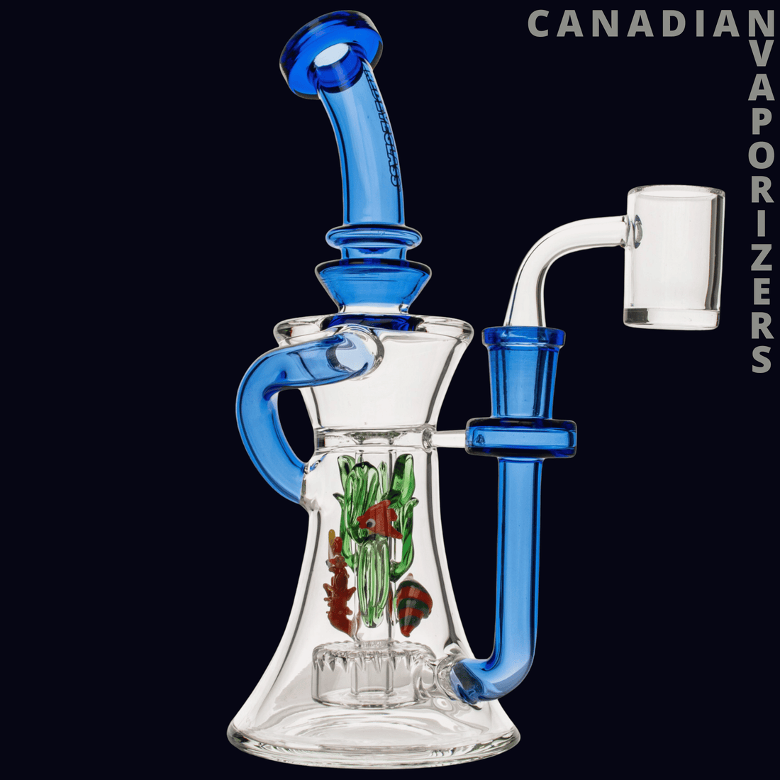 Red Eye Glass 8.5&quot; Sealife Concentrate Recycler - Canadian Vaporizers