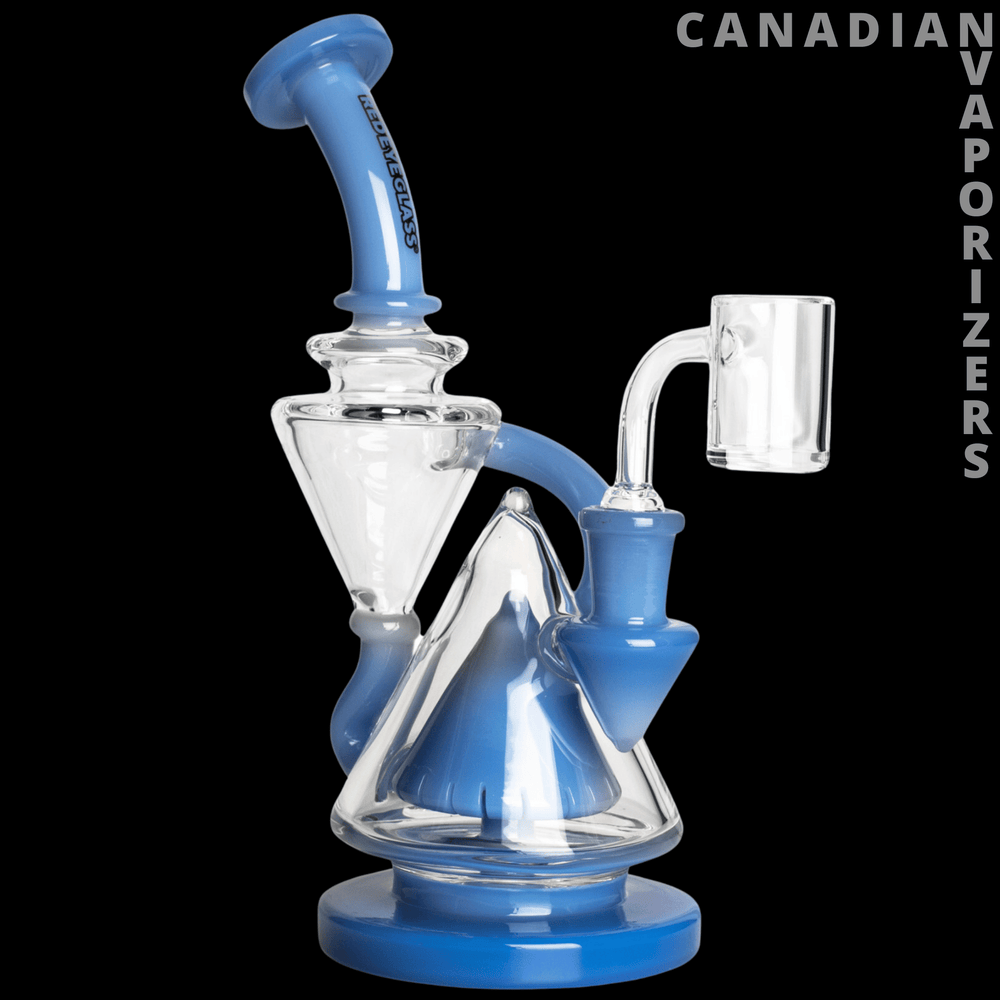 Red Eye Glass 8.5" Three-Step Concentrate Recycler - Canadian Vaporizers