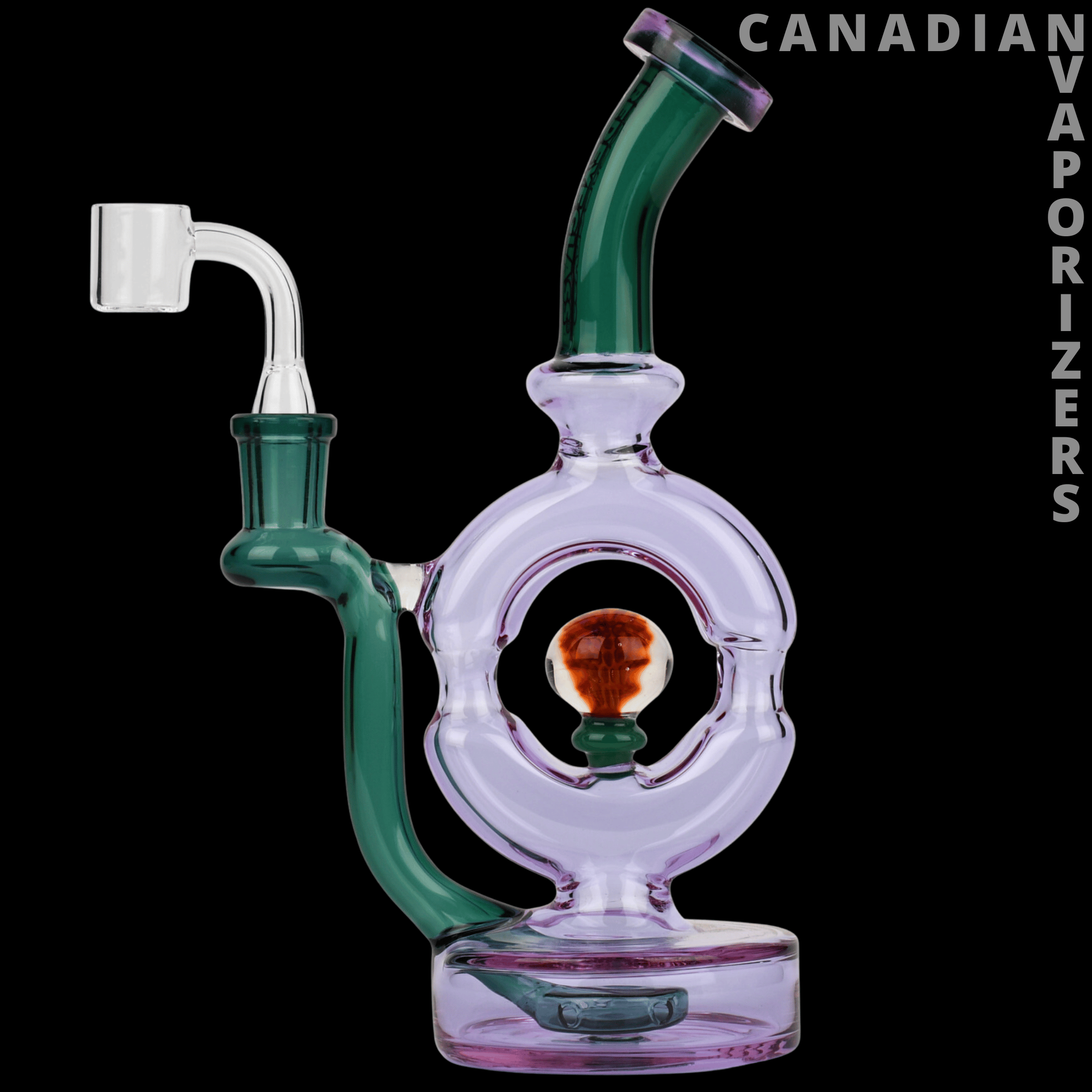Red Eye Glass 9&quot; Donut Rig - Canadian Vaporizers