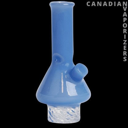 Red Eye Glass Beaker Whirlpool Carb Cap (Fits 25mm Bangers) - Canadian Vaporizers