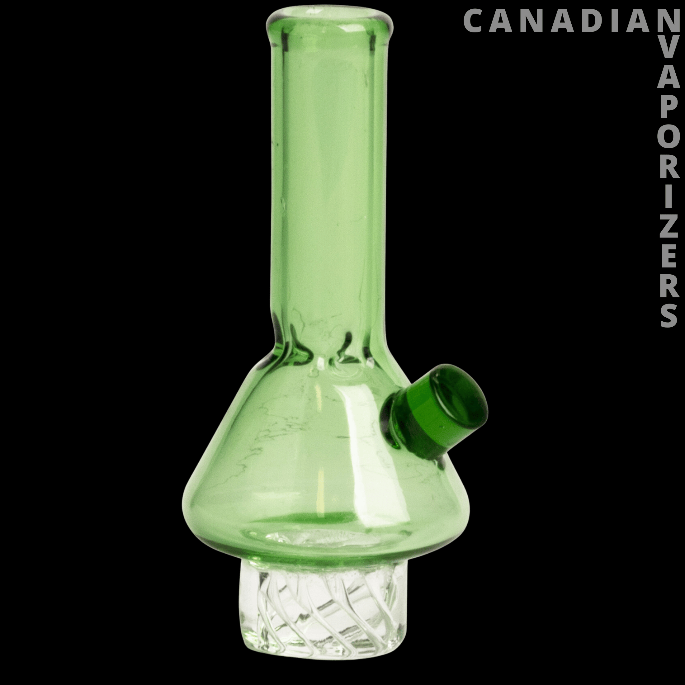 Red Eye Glass Beaker Whirlpool Carb Cap (Fits 25mm Bangers) - Canadian Vaporizers
