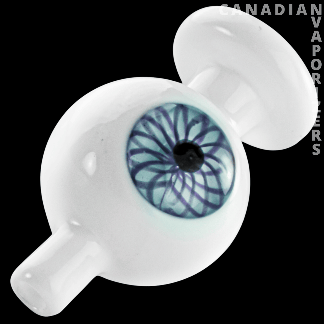 Red Eye Glass Eyeball Bubble Carb Cap - Canadian Vaporizers