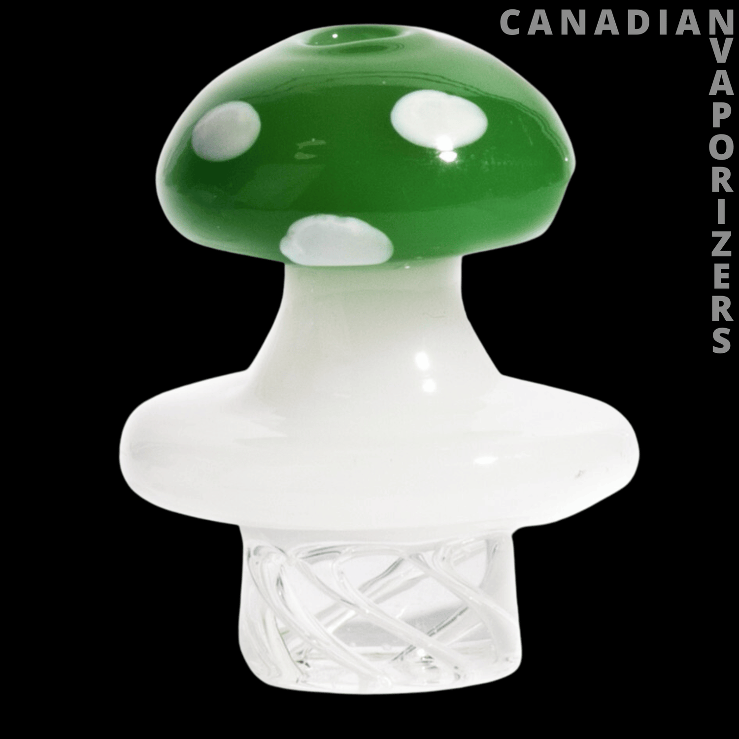 Red Eye Glass Mushroom Whirlpool Carb Cap - Canadian Vaporizers
