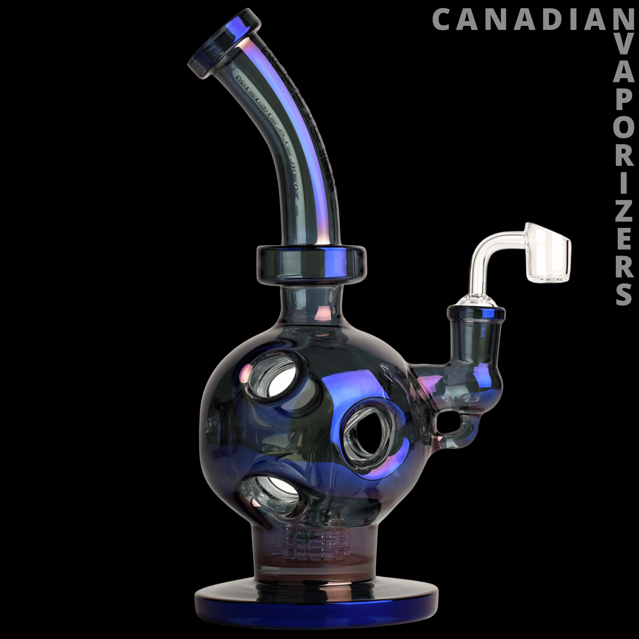 Red Eye Tek 11&quot; Metallic Terminator Finish Swiss Globe Rig - Canadian Vaporizers