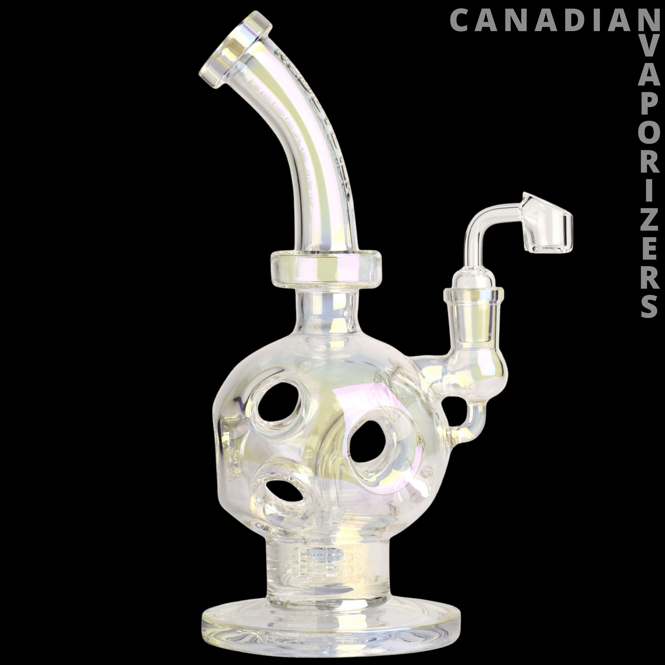 Red Eye Tek 11&quot; Metallic Terminator Finish Swiss Globe Rig - Canadian Vaporizers
