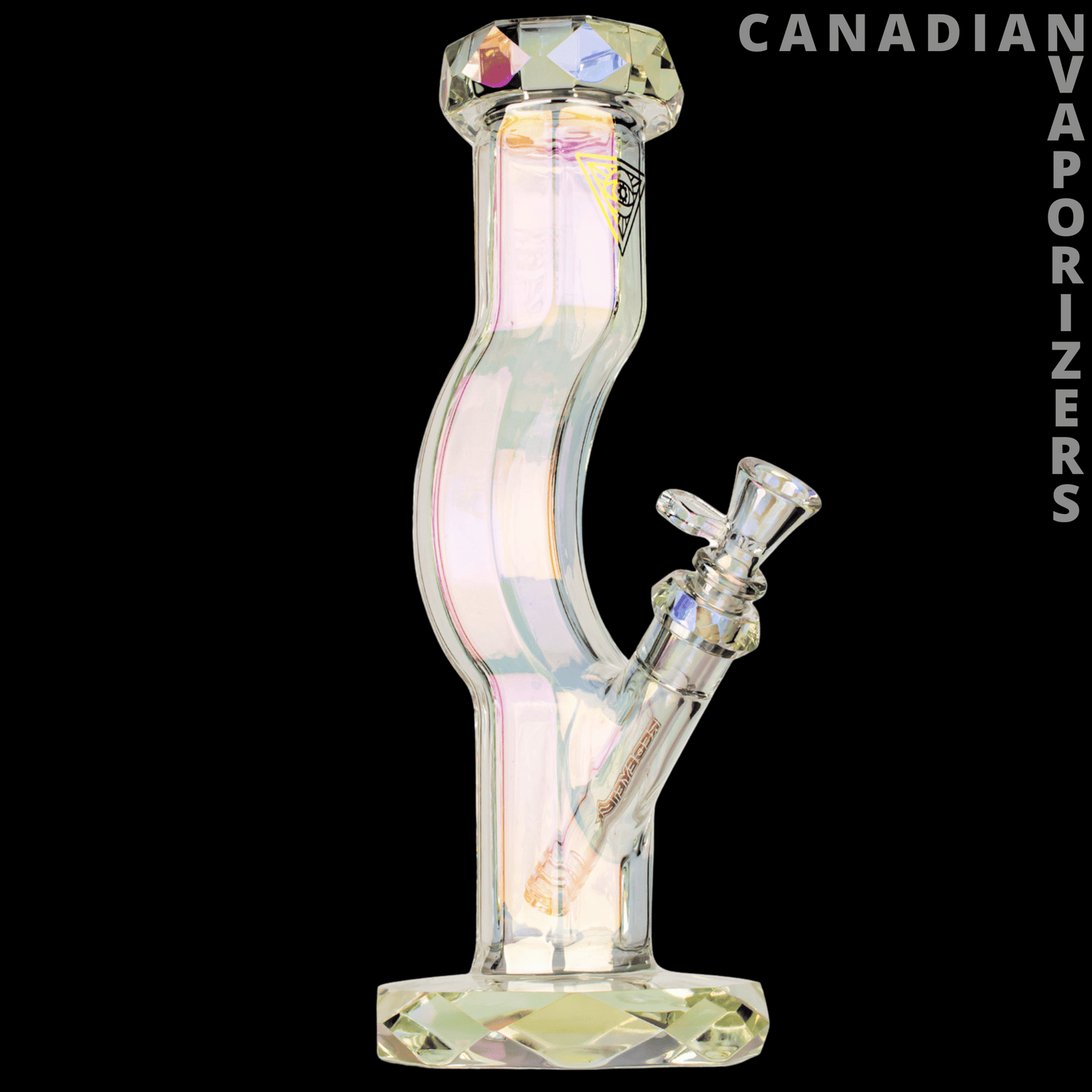 Red Eye Tek 12&quot; Metallic Terminator Finish Hydrus Straight Base Gooseneck Water Pipe - Canadian Vaporizers